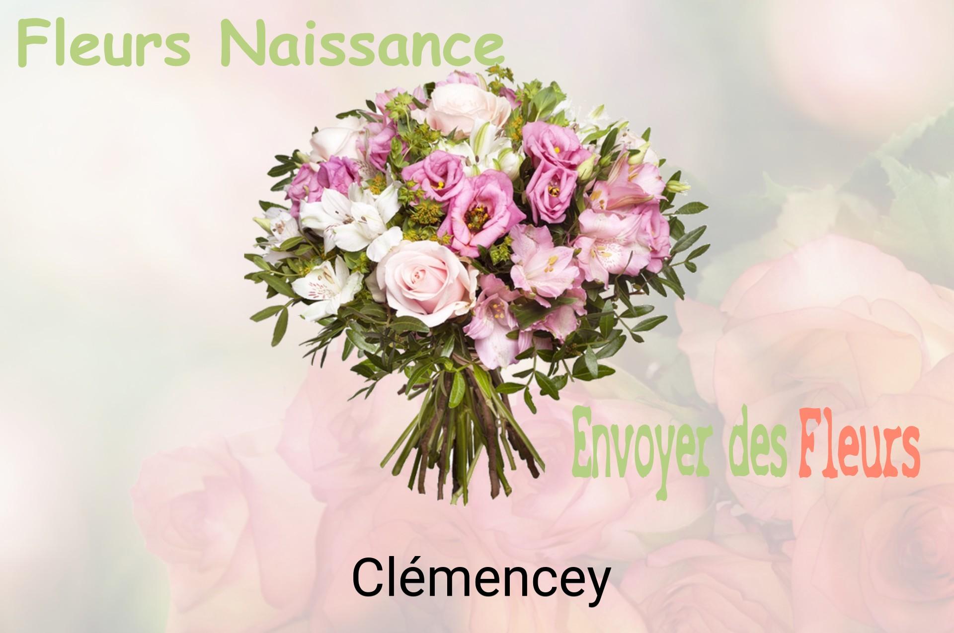 Bouquet de fleurs de naissance livré à Clémencey
